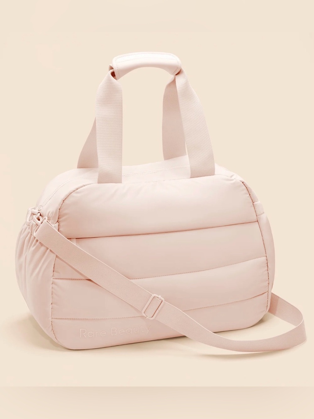NWT Rare Beauty Puffy Carryall Tote – Awaken Confidence. Blush